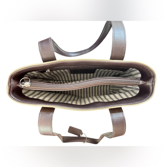 ‼️1999 COACH Greenwich Twill/Leather Tote‼️ - Picture 11 of 14